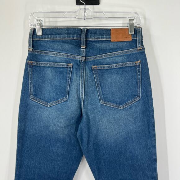 J. Crew 9” Mid-Rise Demi-Boot Crop Jeans in Lantern Wash - Picture 6 of 8